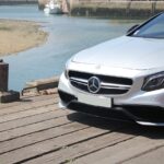voiture, mercedes, port
